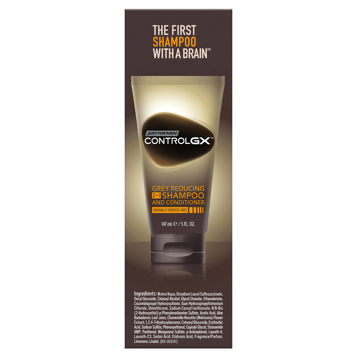 slide 10 of 11, Just for Men Control GX Gray Reducing 2 in 1 Shampoo And Conditioner, 5 oz