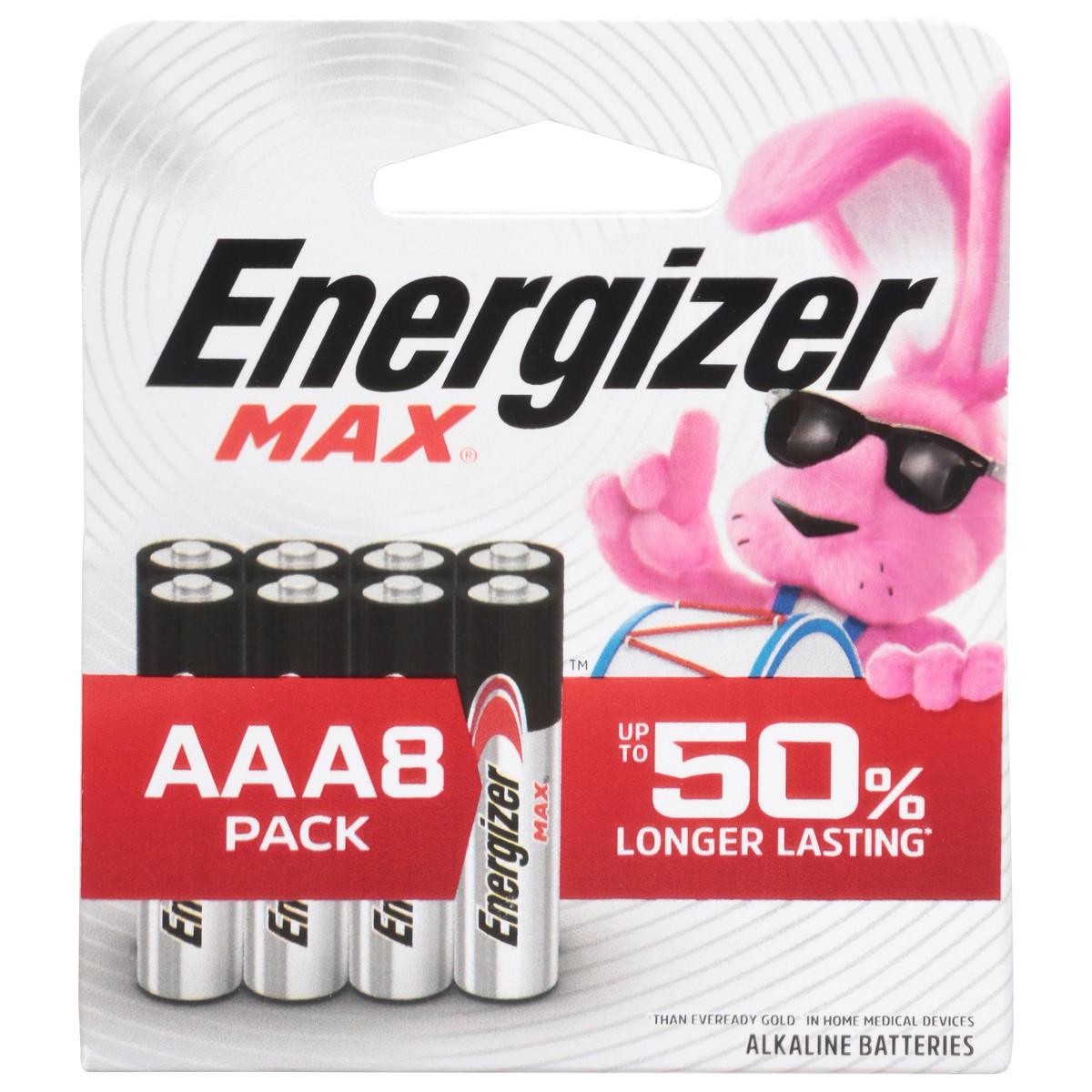 slide 1 of 6, Energizer Max AAA Alkaline Batteries 8 Each, 8 ct