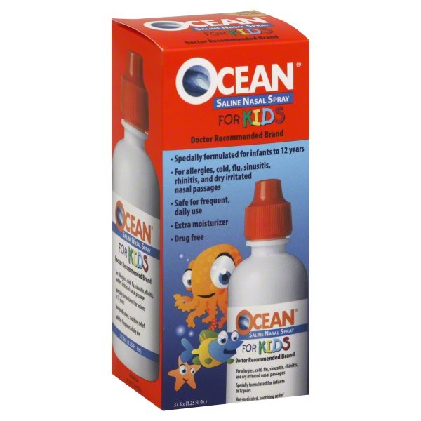 slide 1 of 1, Ocean Saline Nasal Spray 1.25 oz, 1.25 oz