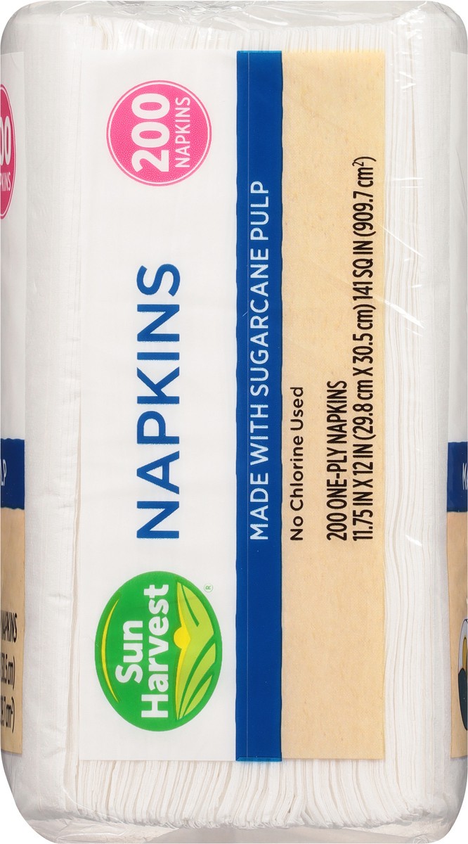 slide 3 of 11, Sun Harvest Earth Friendly Paper Napkins, 200 ct
