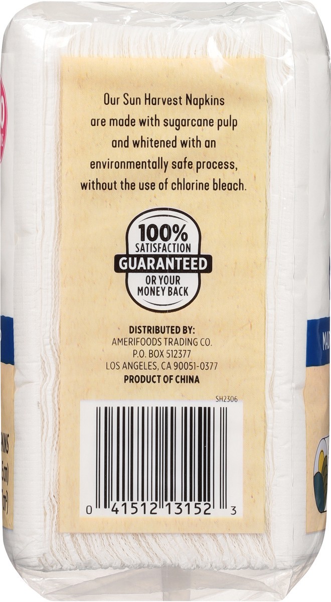 slide 4 of 11, Sun Harvest Earth Friendly Paper Napkins, 200 ct