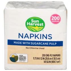 Sun Harvest Earth Friendly Paper Napkins