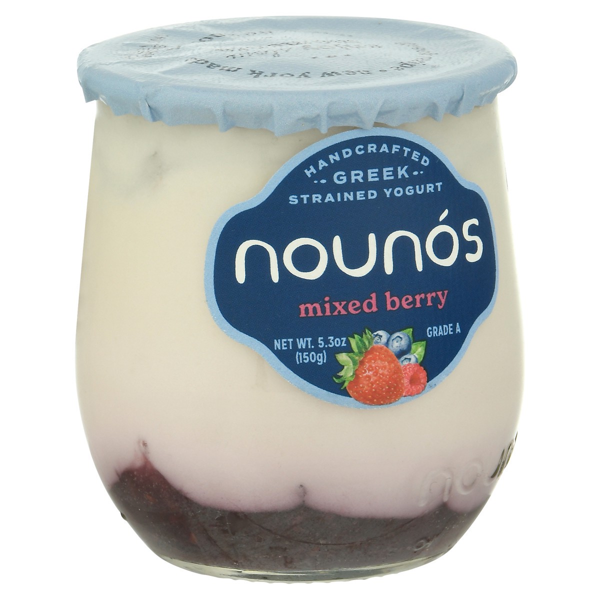 slide 2 of 9, Nounós Mixed Berry Greek Yogurt, 5.3 oz