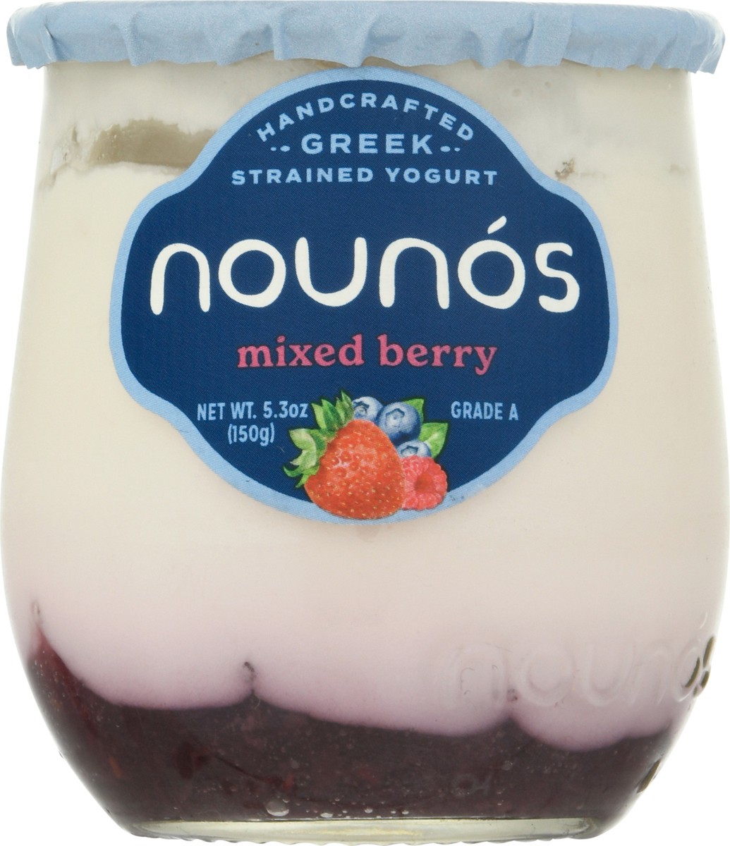 slide 7 of 9, Nounós Mixed Berry Greek Yogurt, 5.3 oz