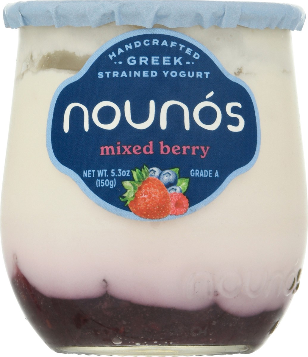slide 1 of 9, Nounós Mixed Berry Greek Yogurt, 5.3 oz