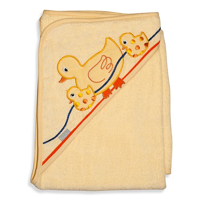 slide 1 of 1, Frenchie Mini Couture Extra-Large Duck Hooded Towel, 1 ct