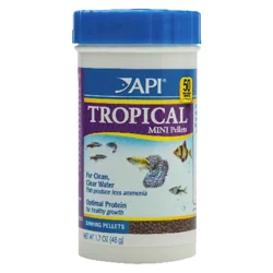 API Tropical Mini Pellets Fish Food - 1.7 oz