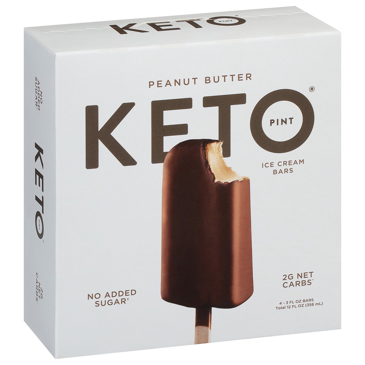 slide 2 of 9, Keto Pint Peanut Butter Ice Cream Bars 4 - 3 fl oz Bars, 4 ct