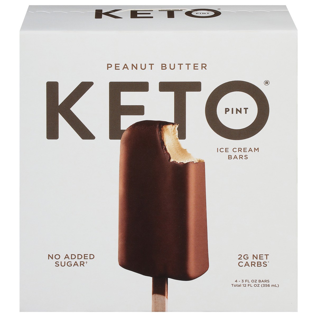 slide 1 of 9, Keto Pint Peanut Butter Ice Cream Bars 4 - 3 fl oz Bars, 4 ct