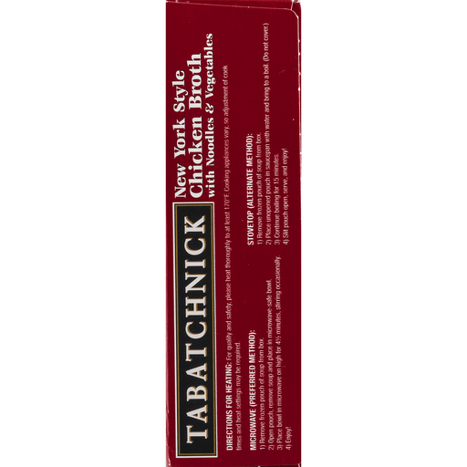 slide 3 of 8, Tabatchnick New York Style Chicken Broth With Noodles Vegetables - 14.5 oz, 14.5 oz
