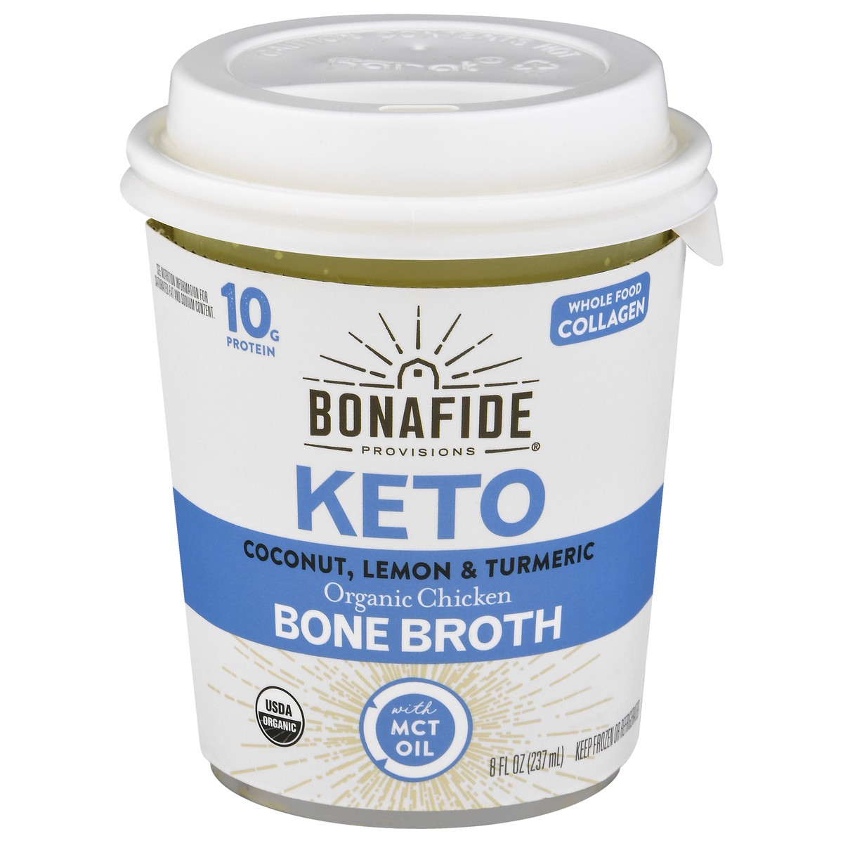 slide 5 of 12, Bonafide Provisions Keto Coconut, Lemon & Turmeric Bone Broth 8 oz, 8 oz