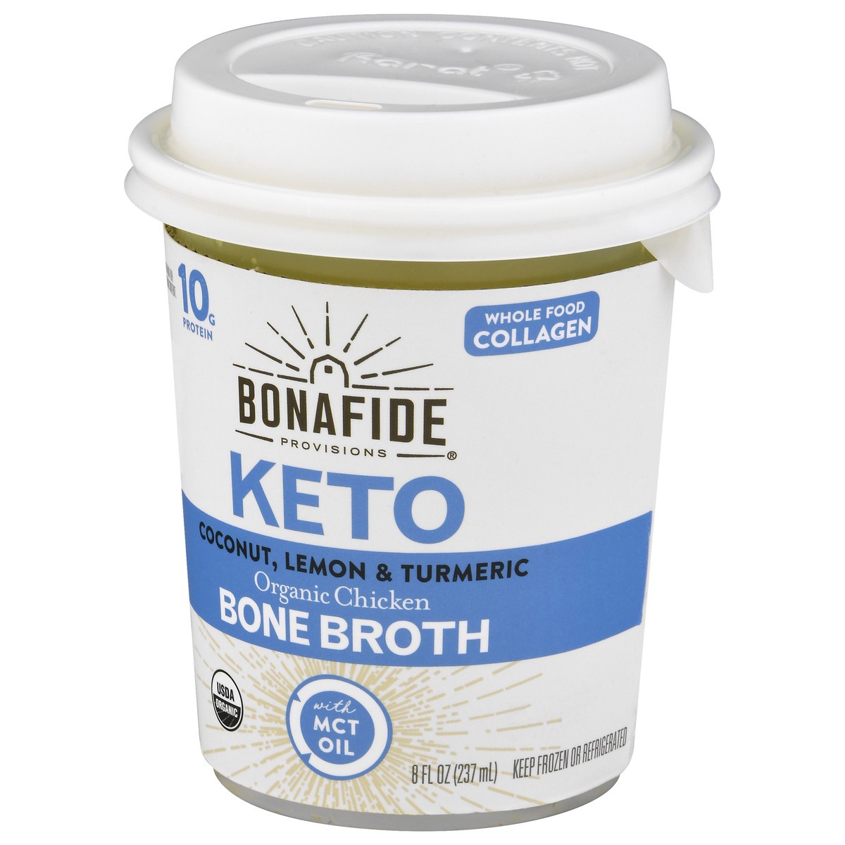 slide 7 of 12, Bonafide Provisions Keto Coconut, Lemon & Turmeric Bone Broth 8 oz, 8 oz