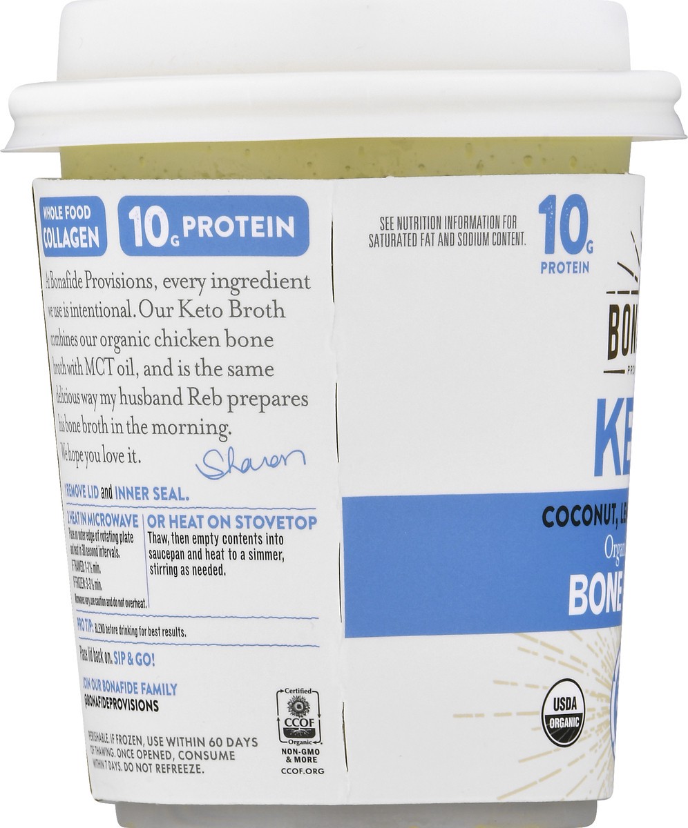 slide 10 of 12, Bonafide Provisions Keto Coconut, Lemon & Turmeric Bone Broth 8 oz, 8 oz