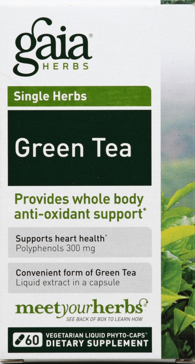 slide 4 of 4, Gaia Green Tea 60 ea, 60 ct