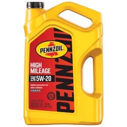 Pennzoil High Mileage Motor Oil, SAE 5W-20