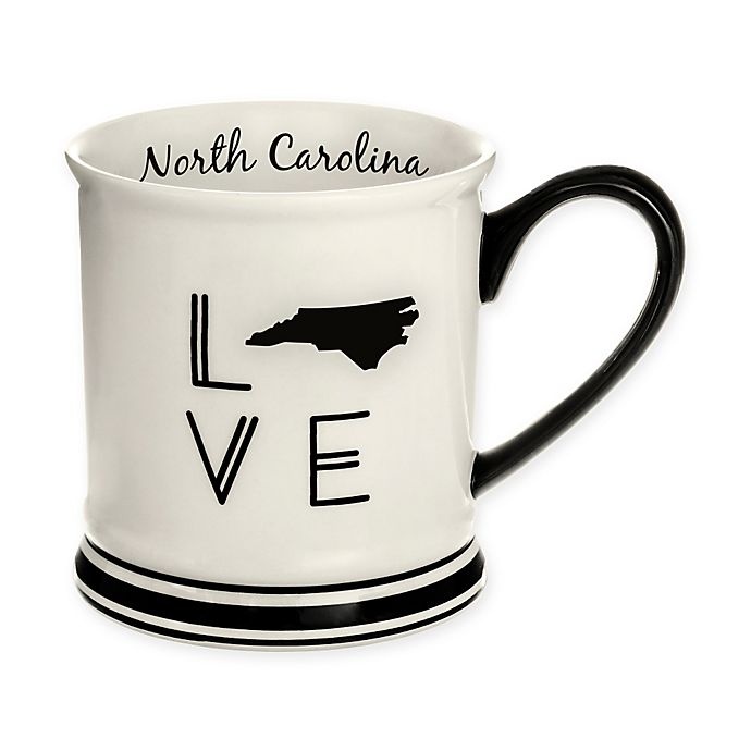 slide 1 of 1, Formation Brands North Carolina State Love Mug - Black and White, 1 ct