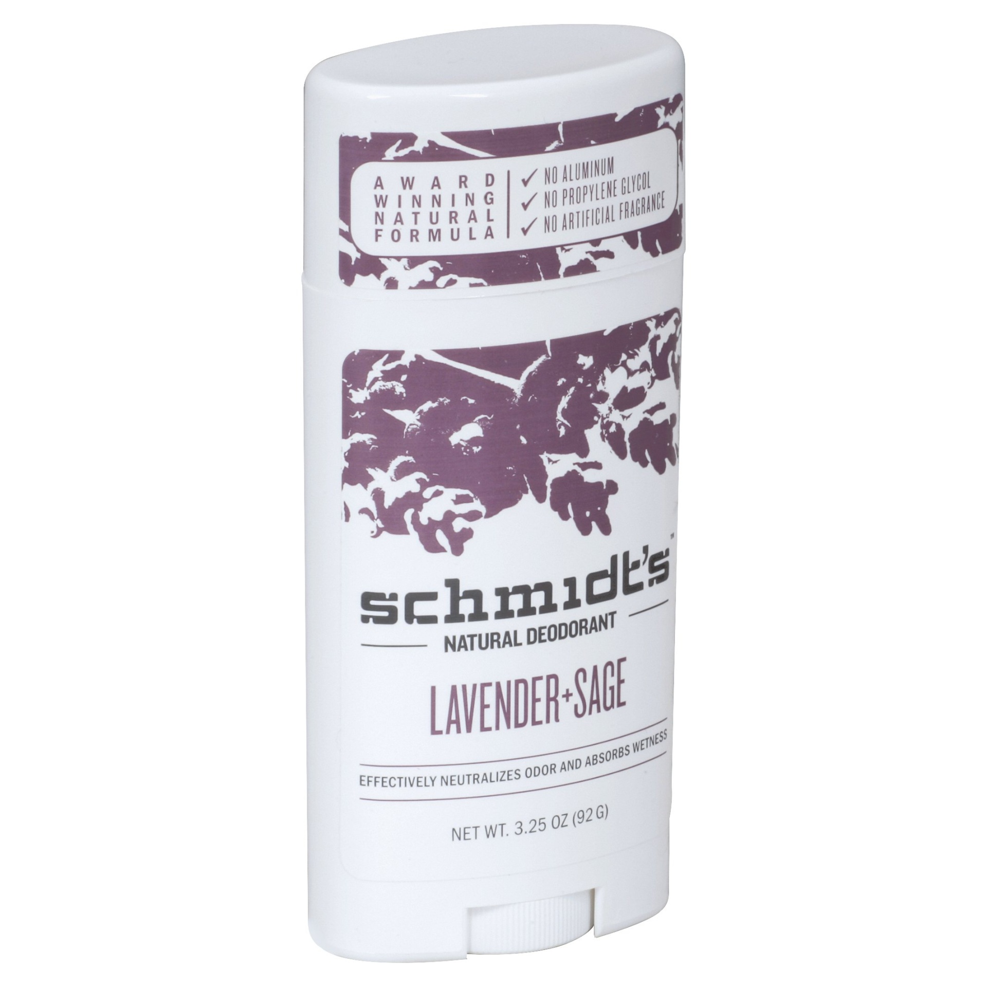 slide 1 of 2, Schmidt's Lavender + Sage Natural Deodorant, 3.25 oz