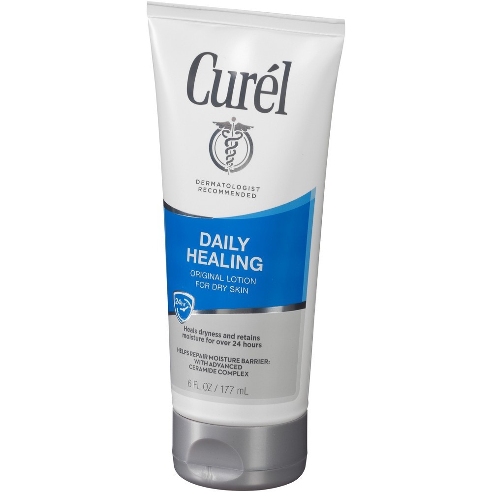 slide 3 of 3, Curél Daily Healing Original Lotion for Dry Skin, 6 fl oz