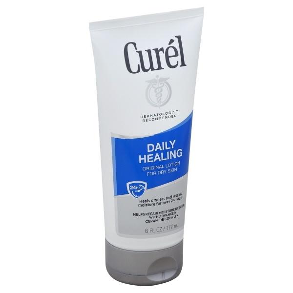 slide 1 of 7, Curél Daily Healing Original Lotion for Dry Skin, 6 fl oz