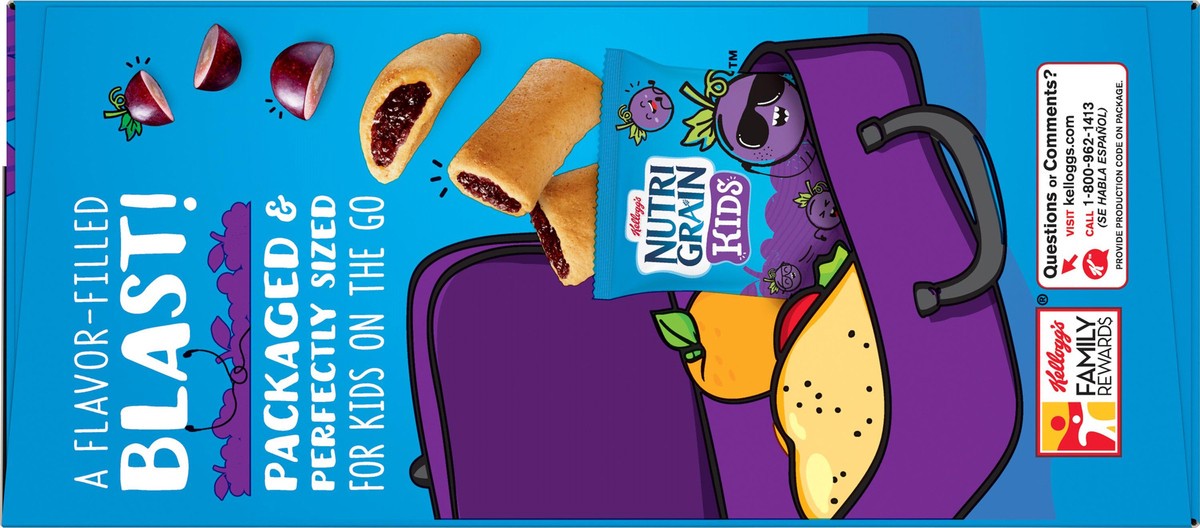 slide 5 of 10, Nutri-Grain Kids Grapetastic Soft Baked Mini Bars, 10 ct