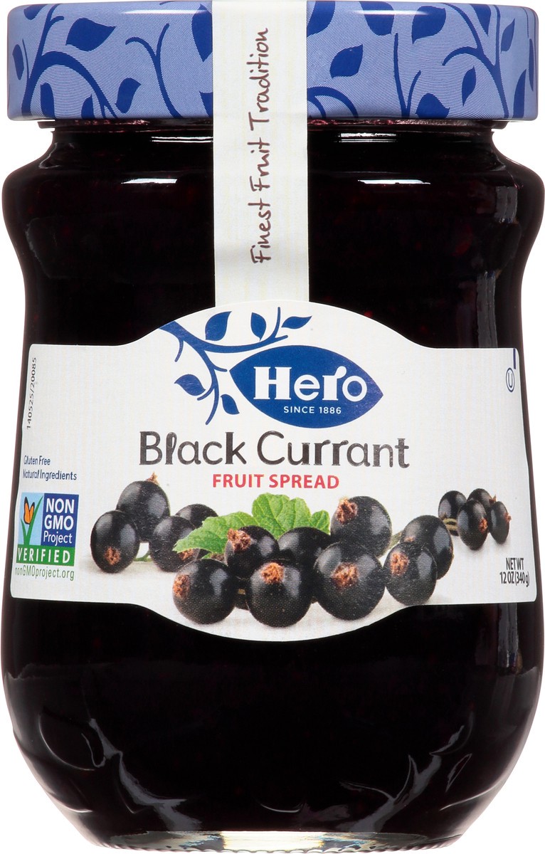 slide 1 of 2, Hero Black Currant Fruit Preserves, 12 oz