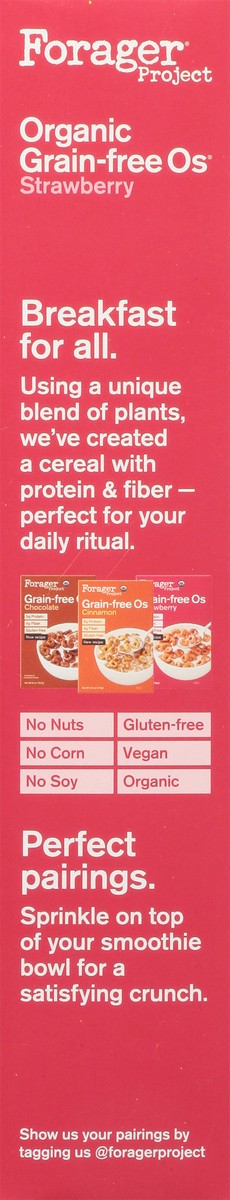 slide 7 of 9, Forager Project Cereal Org Grain Free Strawberry, 7 oz