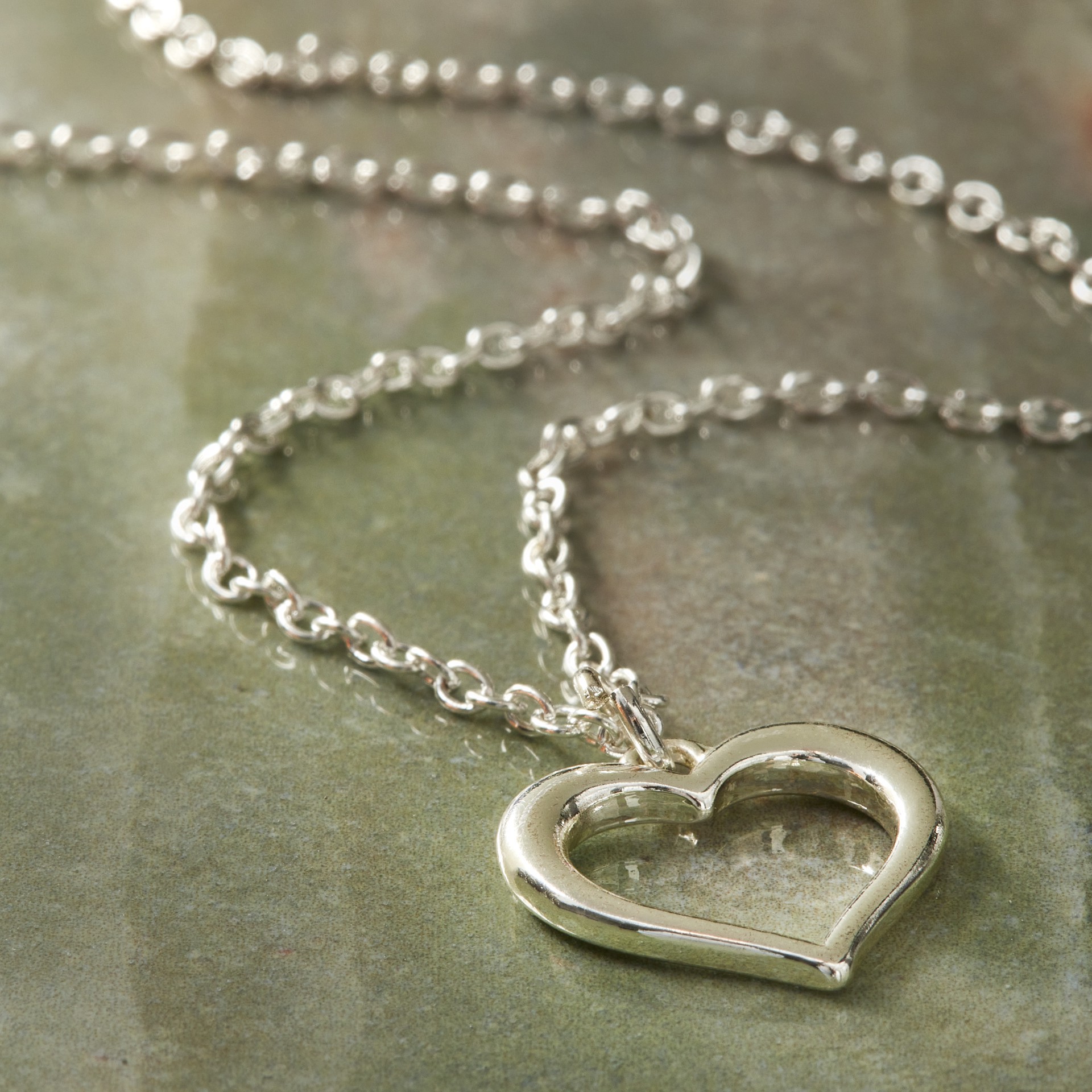 slide 3 of 4, Charmalong Silver Plated Open Heart Charm By Bead Landing, 0.75 in x 0.72 in x 0.2 in