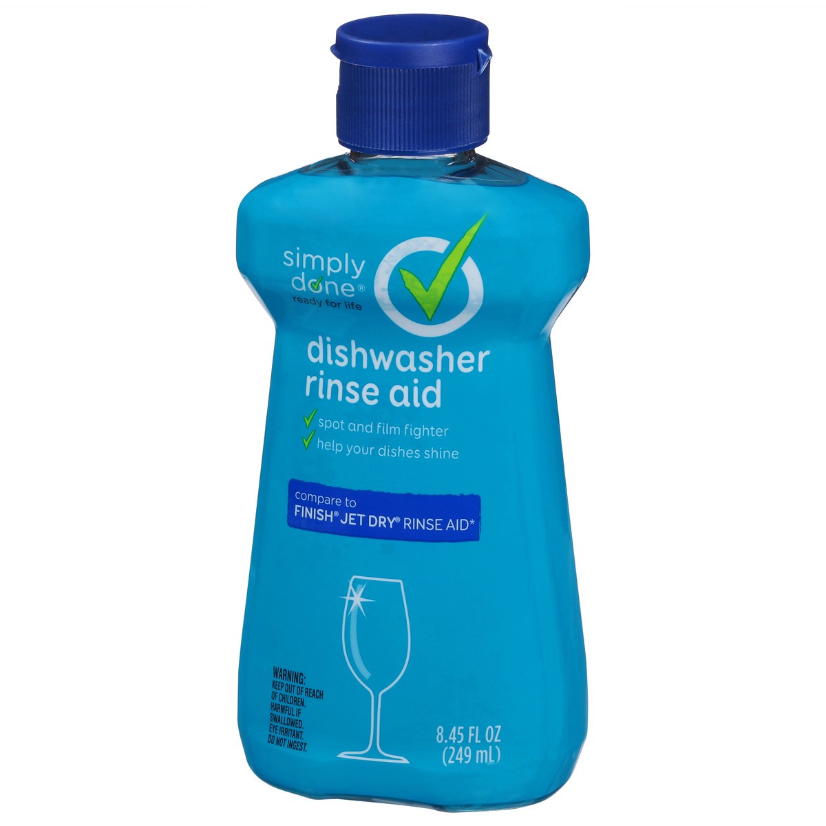 slide 9 of 9, Simply Done Dishwasher Rinse Aid 8.45 fl oz, 8.45 fl oz