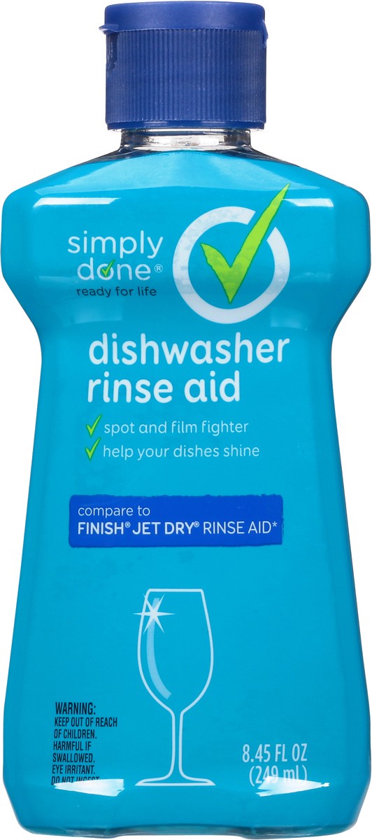 slide 1 of 9, Simply Done Dishwasher Rinse Aid 8.45 fl oz, 8.45 fl oz