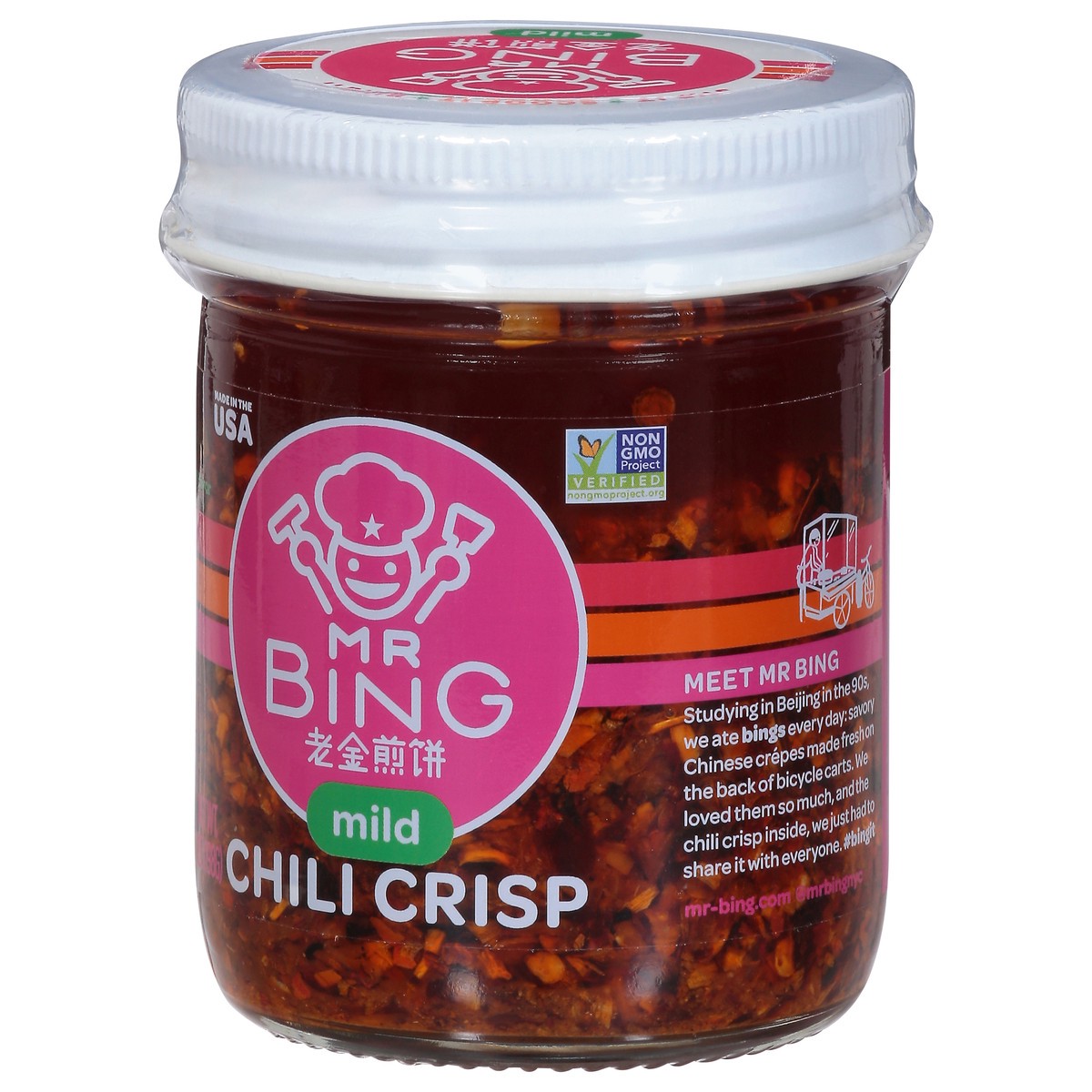 slide 4 of 9, Mr Bing Chili Crisp Mild, 7 oz