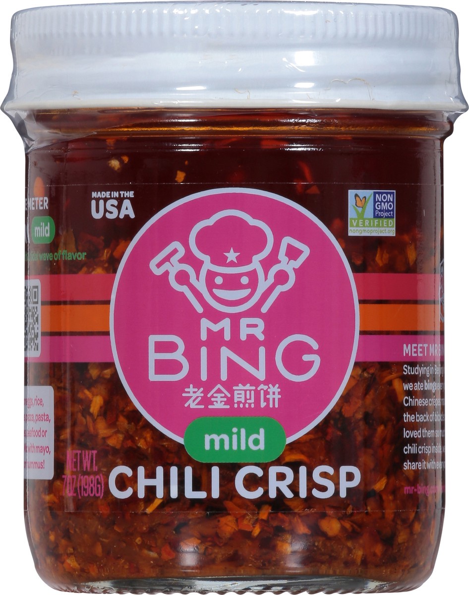 slide 5 of 9, Mr Bing Chili Crisp Mild, 7 oz