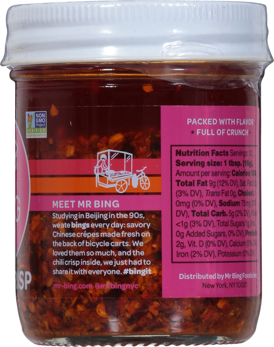 slide 2 of 9, Mr Bing Chili Crisp Mild, 7 oz