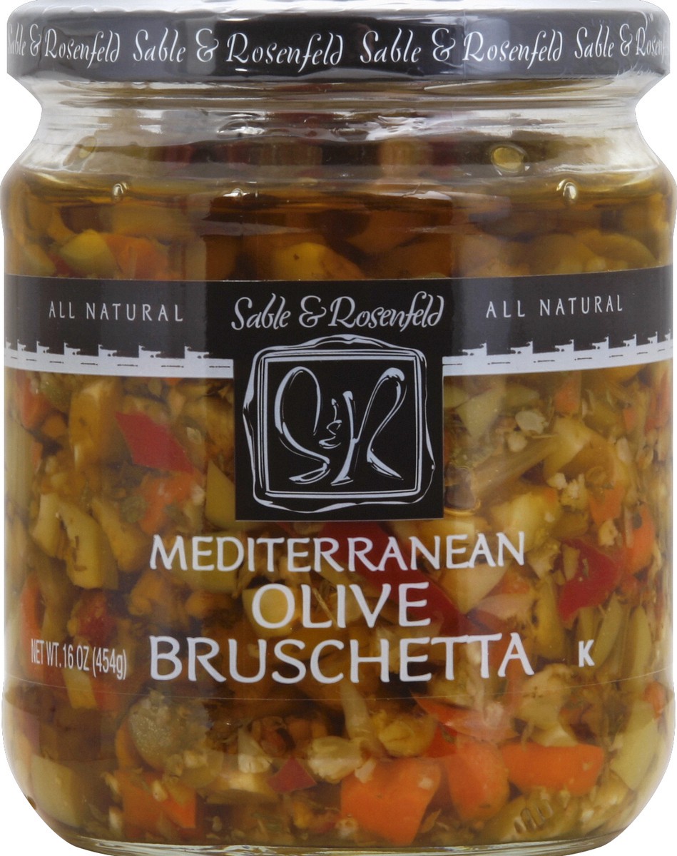 slide 1 of 3, Sable & Rosenfeld Sable And Rosenfield Bruschetta Olv Med Toppng, 16 oz