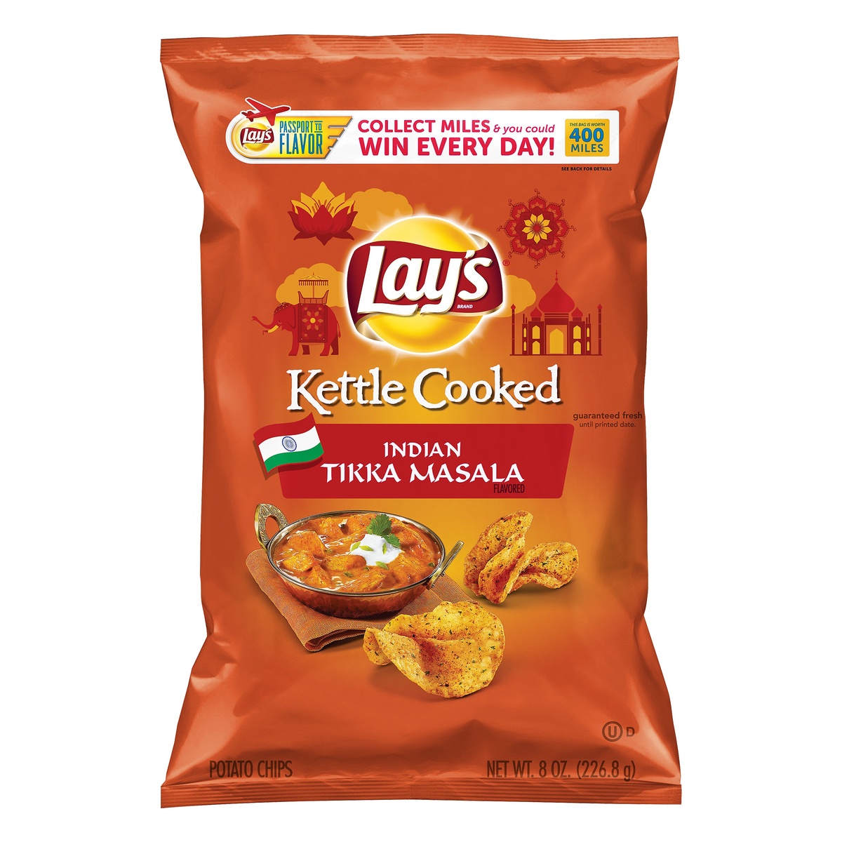 slide 1 of 3, Lay's Kettle Cooked Indian Tikka Masala Flavored Potato Chips, 7.75 oz