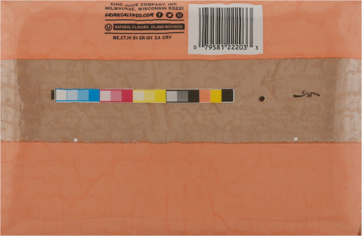 slide 10 of 11, Calypso Southern Peach Lemonade, 6Pk, 16 fl oz