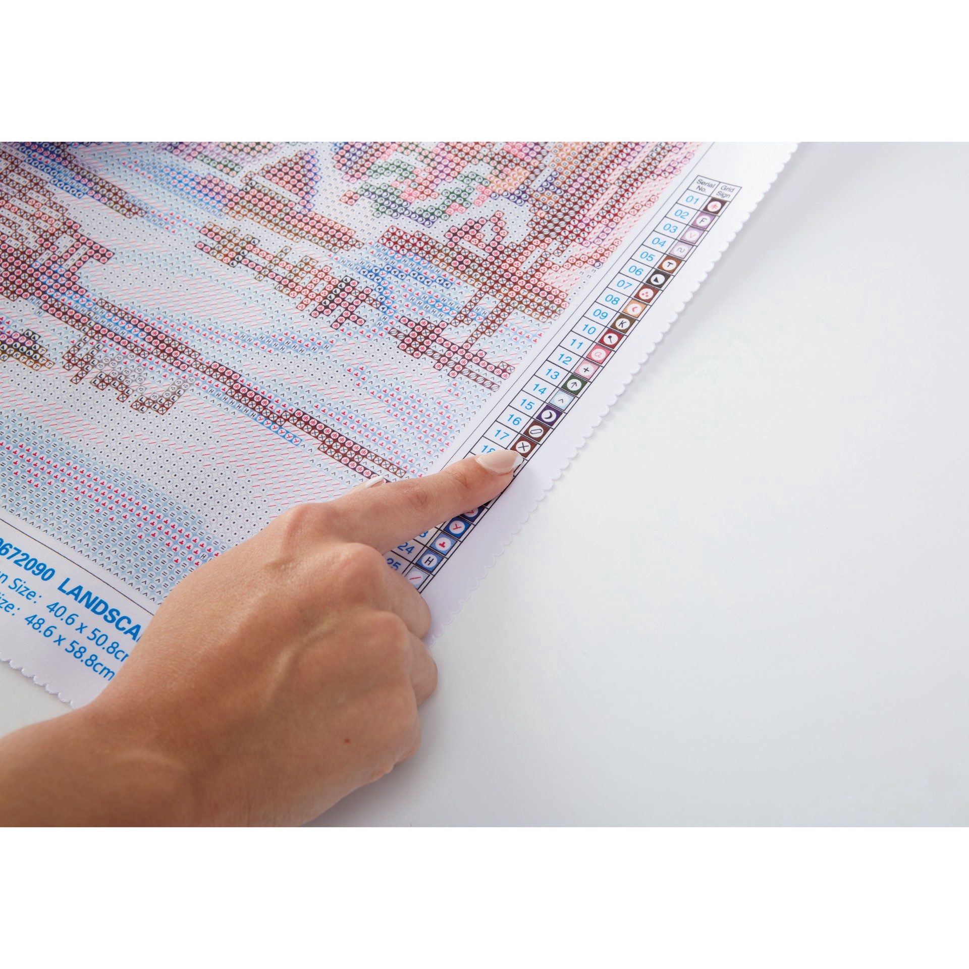 slide 5 of 6, Ocean Fish Diamond Art Kit By Make Market, 16 in x 20 in