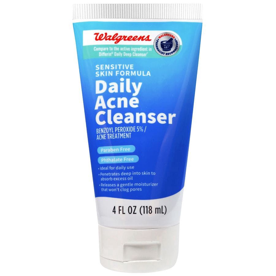 slide 1 of 5, Walgreens Deep Acne Cleanser 4oz, 4 fl oz