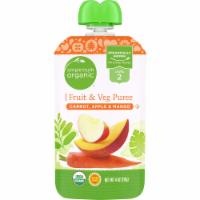 slide 1 of 1, Simple Truth Organic Carrot Apple & Mango Fruit & Veg Puree, 4 oz