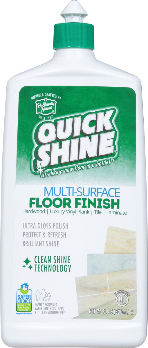 slide 7 of 9, Quick Shine Multi-Surface Floor Finish 27 fl oz, 27 fl oz