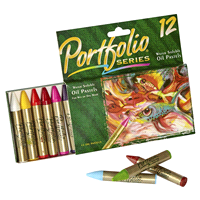 slide 6 of 13, Crayola Portfolio Series Oil Pastels, Water Soluble, Assorted Colors, 12 ct
