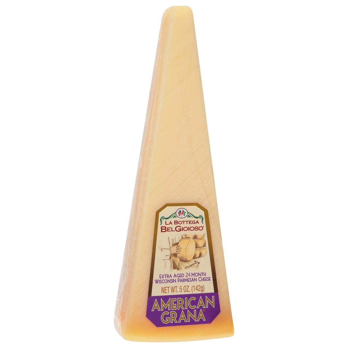 slide 2 of 9, BelGioioso American Grana Extra Aged Parmesan Cheese 5 oz, 5 oz