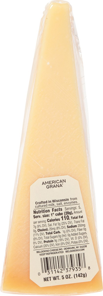 slide 5 of 9, BelGioioso American Grana Extra Aged Parmesan Cheese 5 oz, 5 oz