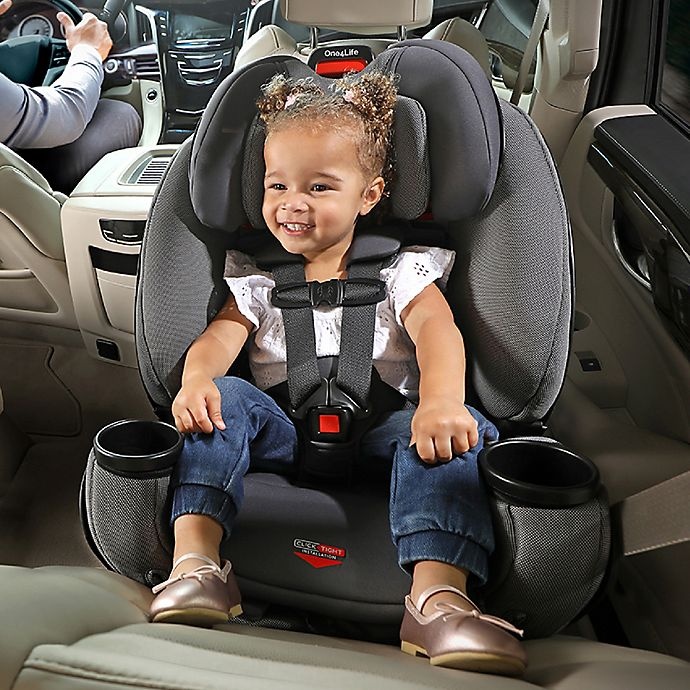 slide 11 of 15, Britax One4Life ClickTight SafeWash All-in-One Convertible Car Seat - Drift Grey, 1 ct