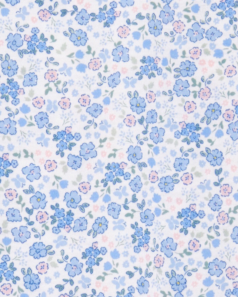 slide 2 of 3, Carter's Kid 2-Pack Floral Nightgowns Blue 4-5, 1 ct