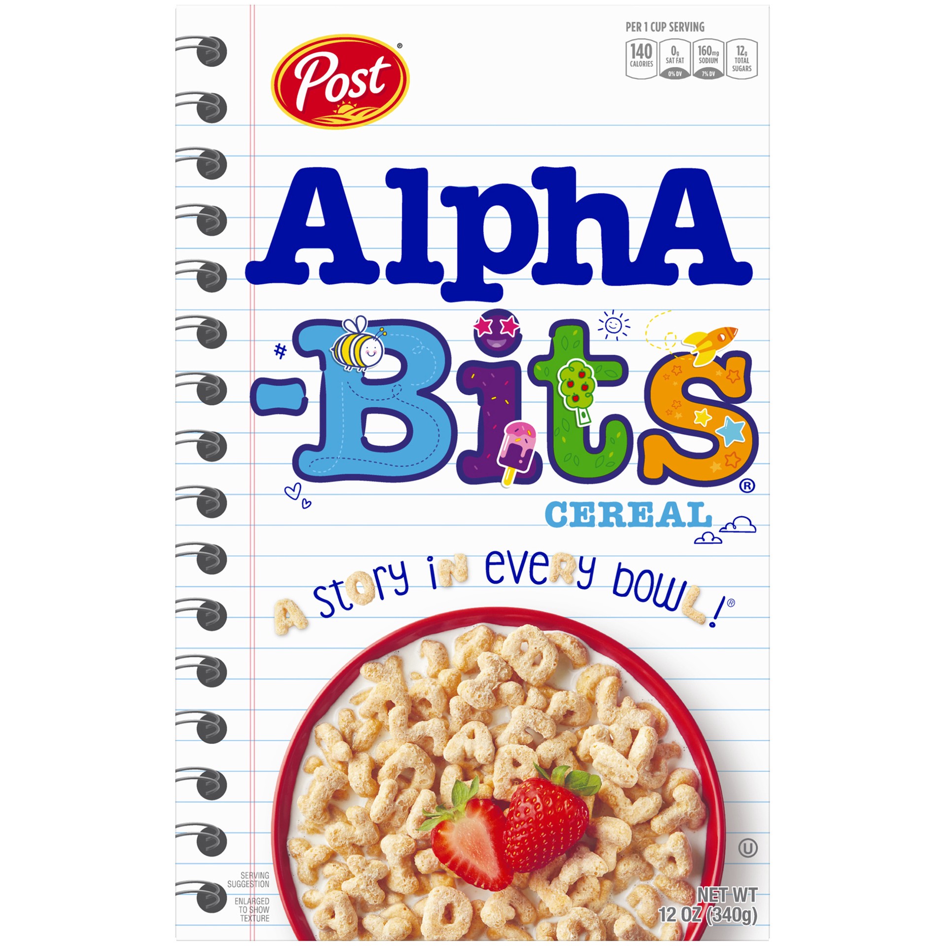 slide 1 of 2, Post Alpha Bits Cereal, 12 oz