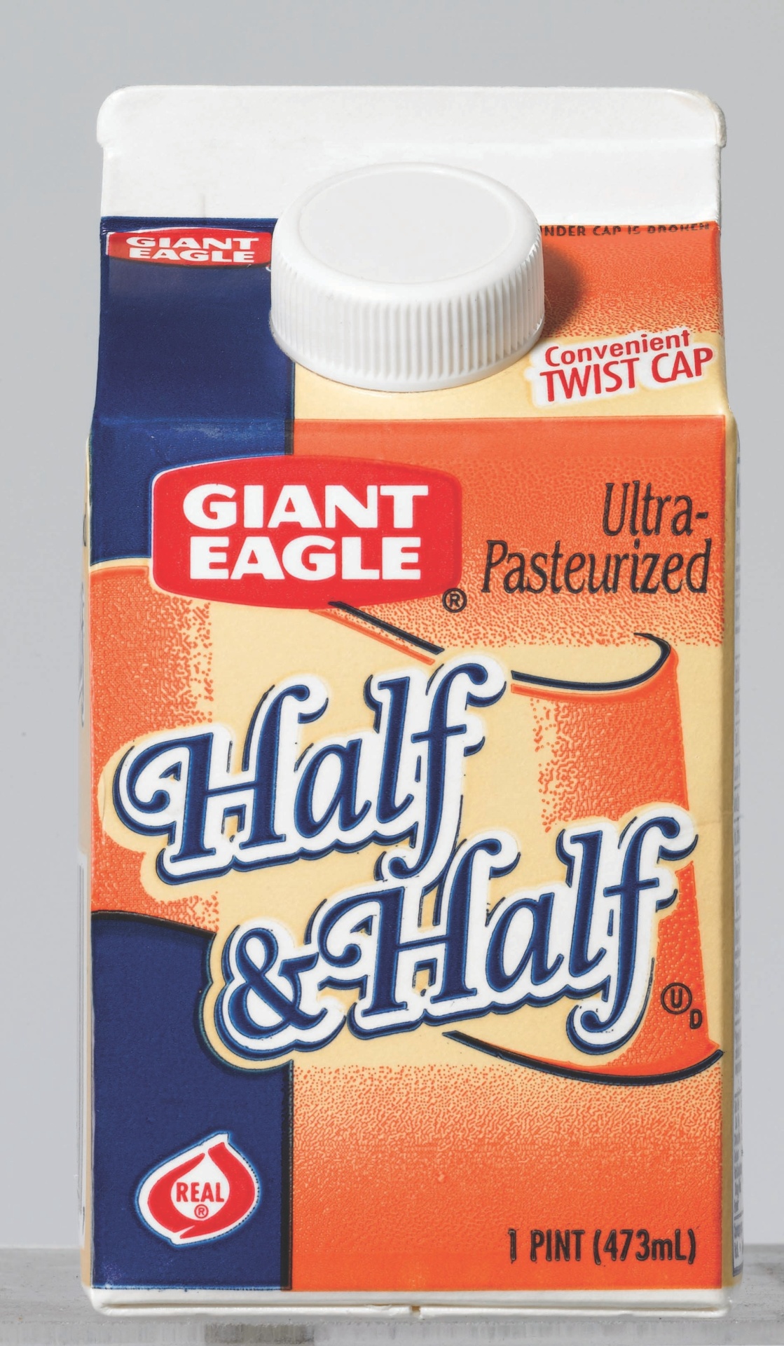 slide 1 of 1, Giant Eagle Half & Half, Ultra Pasteurized, 16 oz