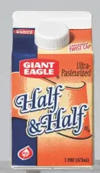 Giant Eagle Half & Half, Ultra Pasteurized