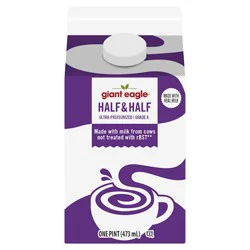 Giant Eagle Half & Half, Ultra Pasteurized