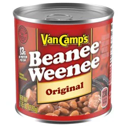 Van Camp's Original Beanee Weenee, Canned Food, 7.75 OZ