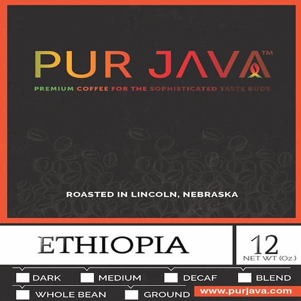 slide 1 of 1, Pur Java Ethiopia Bottled Coffee, 12 oz